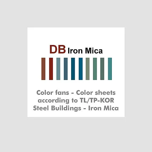 DB Iron Mica Color Fans and flat Sheets