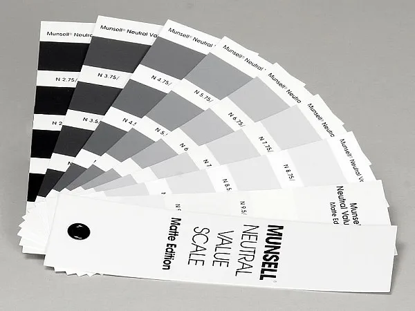 Munsell Greyscale Color Fan