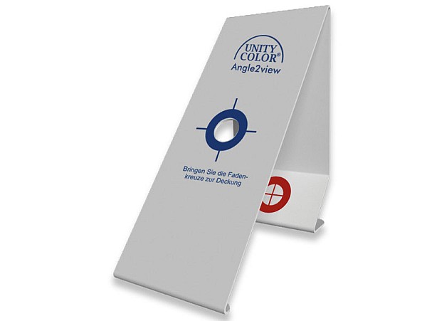 Einstellwinkel für Lichtkabinen Angle2view mini, Design geschützt