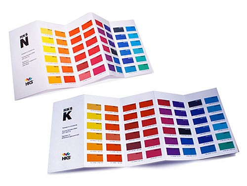 HKS color codes cmyk