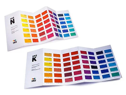 HKS Color Card Set cmyk