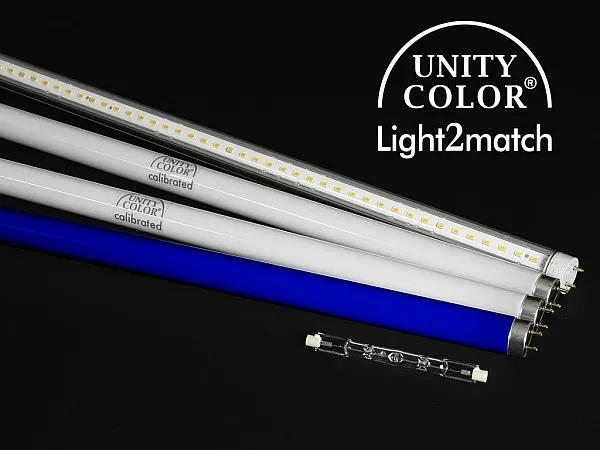 Replacement tube set UnityColor calibrated for Light2match