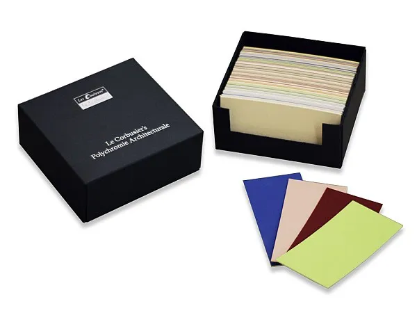 Le Corbusier color sample card set