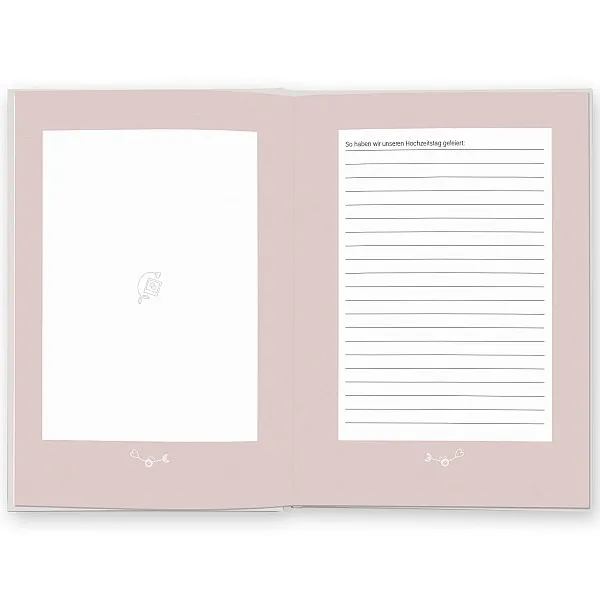 Hochzeitstag Tagebuch