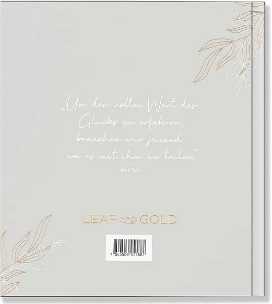 LEAF & GOLD Gästebuch Hochzeit