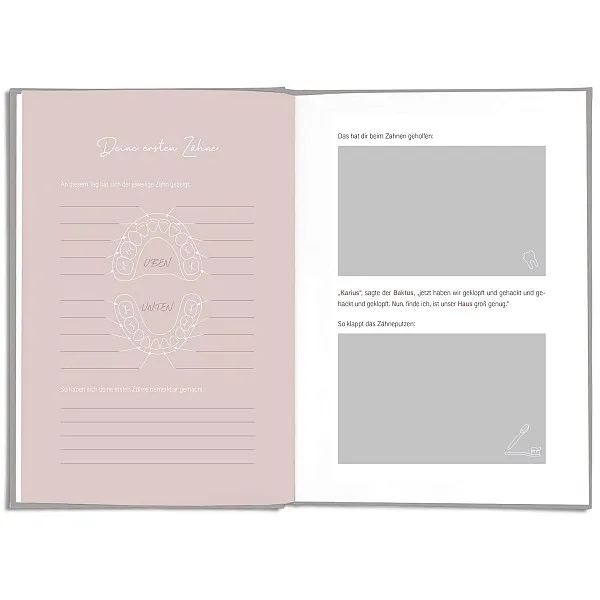 LEAF & GOLD Dein erstes Jahr Babybuch