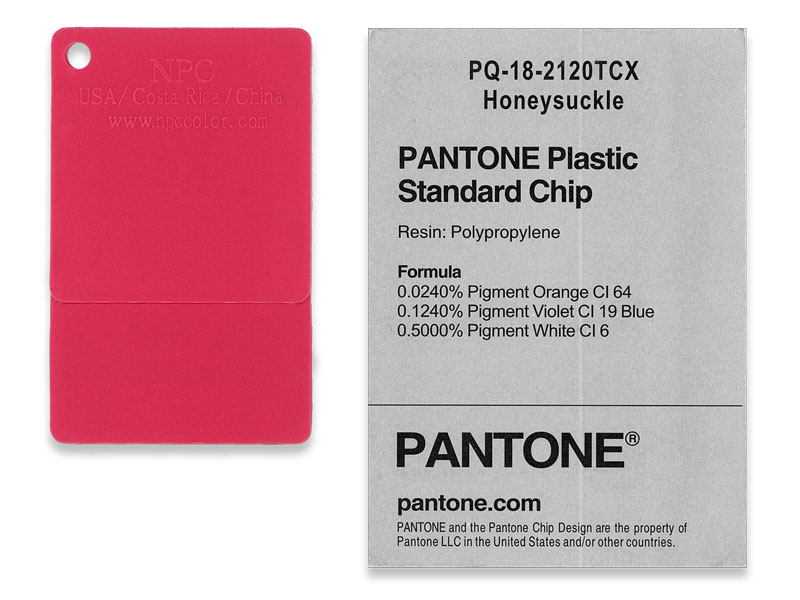 PANTONE Plastic Standard Chips for all Pantone Colors