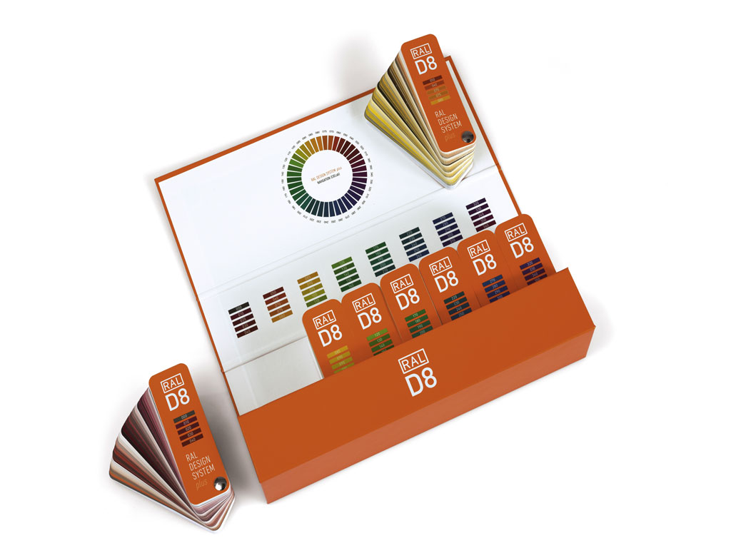 RAL DESIGN D8 Farbfächerbox