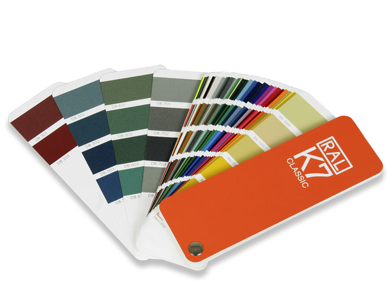 glänzend RAL Farbfächer Farbkarte Farbtonkarte DB Eisenglimmer Perleffekt 
