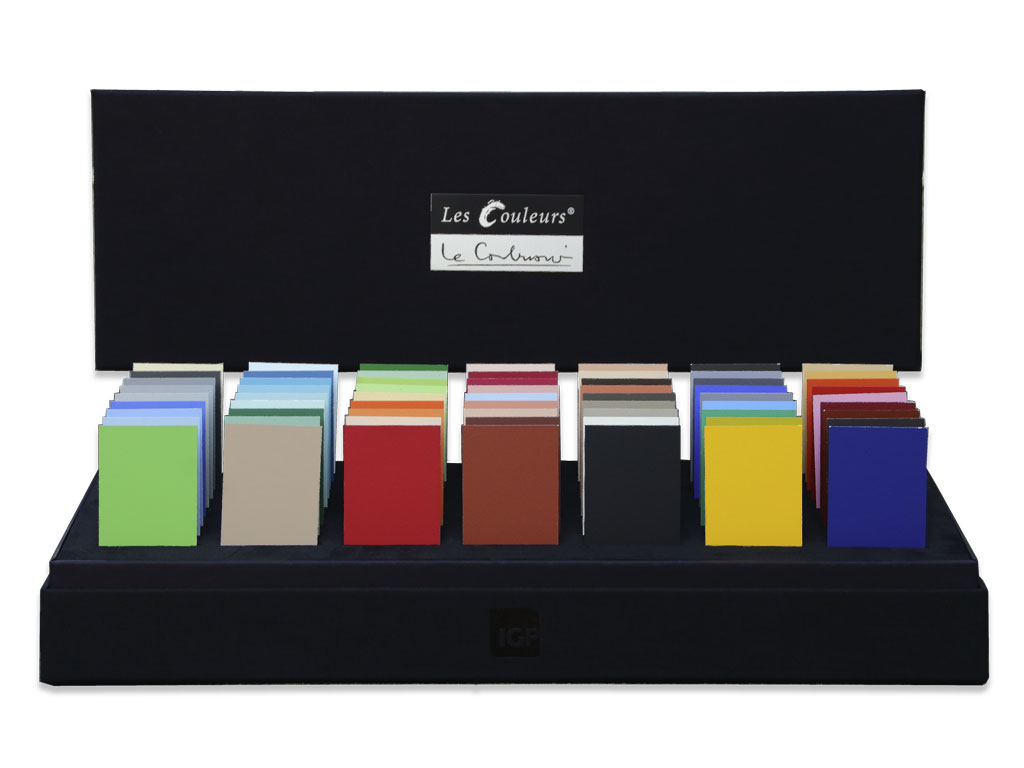 Le Corbusier color sample box IGP