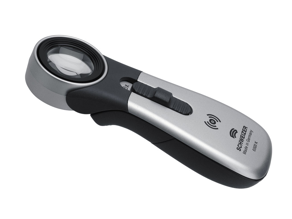 Luminous Hand-held magnifier Tech-Line Induction 8x