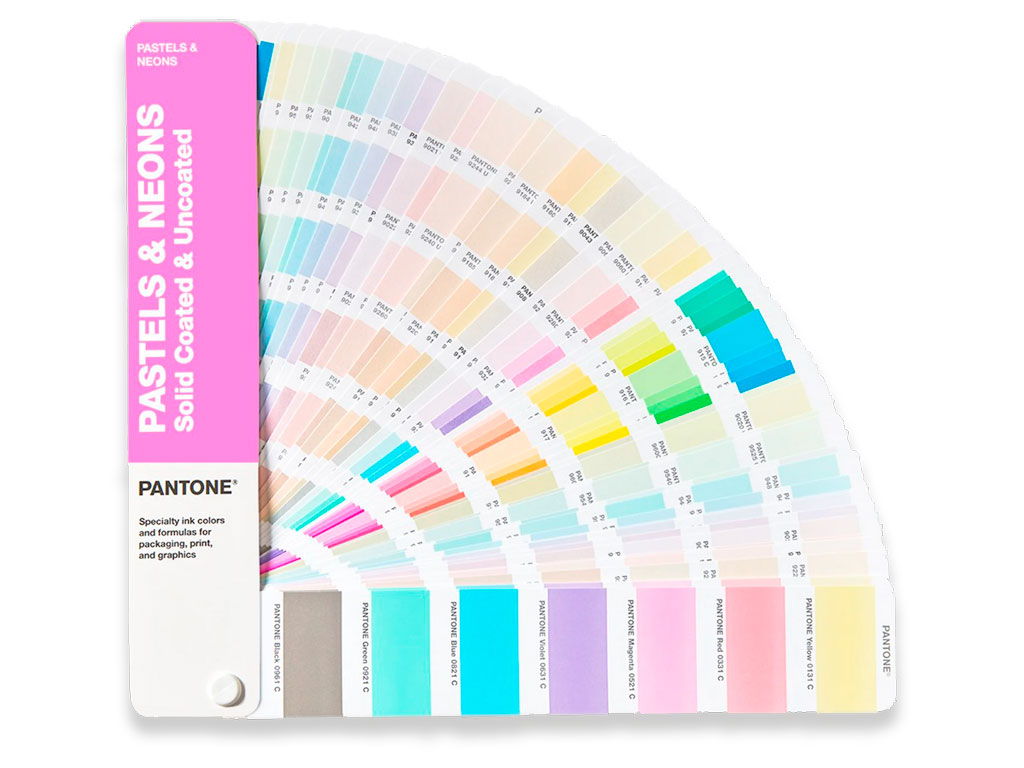 PANTONE Pastels & Neons Farbfächer 2022