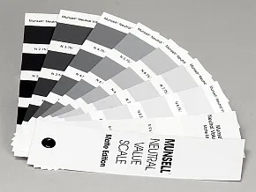 Munsell Greyscale Color Fan