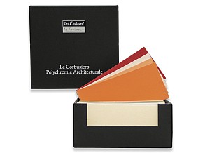 Le Corbusier color sample card set
