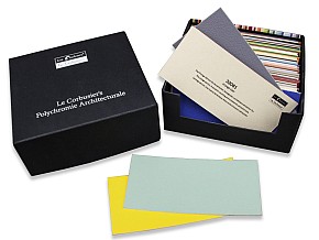 Le Corbusier color sample card set