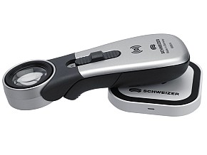 Handleuchtlupe Tech-Line Induktion 8x