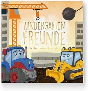 Kindergarten Freundebuch Bagger