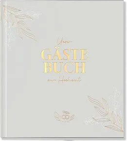LEAF & GOLD Gästebuch Hochzeit