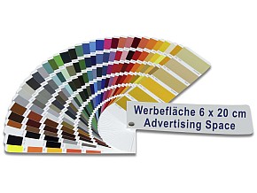 Industry color fan according to RAL classification